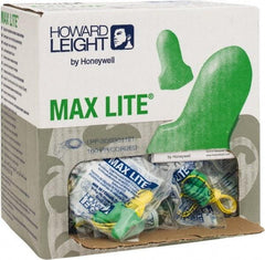 Howard Leight - Disposable, Corded, 30 dB, Contoured and T Shape Earplugs - Green, 100 Pairs - Caliber Tooling