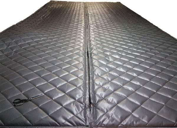 Singer Safety - 8' Long x 48" Wide, Fiberglass Panel - ASTM E-84 Specification, Metallic Gray - Caliber Tooling