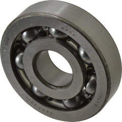 SKF - 30mm Bore Diam, 90mm OD, Open Deep Groove Radial Ball Bearing - 23mm Wide, 1 Row, Round Bore, 5,310 Lb Static Capacity, 9,800 Lb Dynamic Capacity - Caliber Tooling