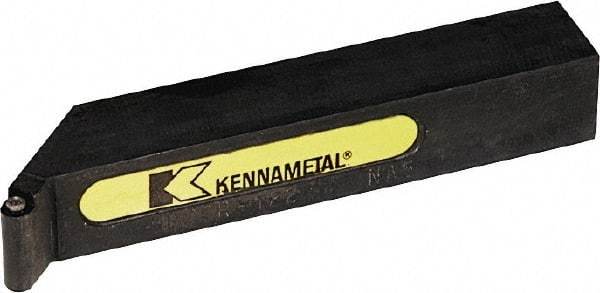 Kennametal - SRGC, Right Hand Cut, 16mm Shank Height x 16mm Shank Width, Neutral Rake Indexable Turning Toolholder - 100mm OAL, RC..10T3M0 Insert Compatibility, Series Screw-On - Caliber Tooling