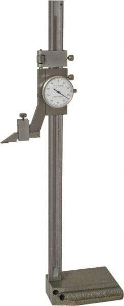 Value Collection - 12" Stainless Steel Dial Height Gage - 0.001" Graduation, Dial Display - Caliber Tooling