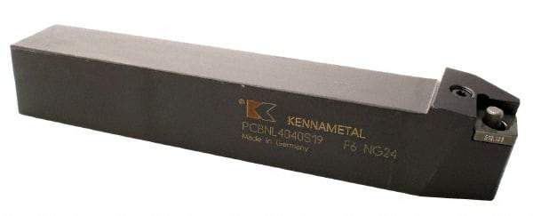 Kennametal - PCBN, Right Hand Cut, 5° Lead Angle, 32mm Shank Height x 32mm Shank Width, Negative Rake Indexable Turning Toolholder - 170mm OAL, CN..1606.. Insert Compatibility, Series Kenlever - Caliber Tooling