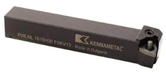 Kennametal - PWLN, Left Hand Cut, 5° Lead Angle, 25mm Shank Height x 25mm Shank Width, Negative Rake Indexable Turning Toolholder - 150mm OAL, WN..0804.. Insert Compatibility, Series Kenlever - Caliber Tooling