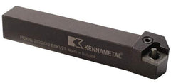 Kennametal - PCKN, Left Hand Cut, 15° Lead Angle, 25mm Shank Height x 25mm Shank Width, Negative Rake Indexable Turning Toolholder - 150mm OAL, CN..1204.. Insert Compatibility, Series Kenlever - Caliber Tooling