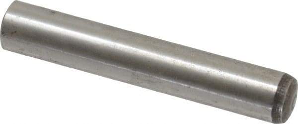 Value Collection - 10mm Diam x 60mm Pin Length Alloy Steel Standard Dowel Pin - C 58-62 Hardness, 37,100 Lb Breaking Strength, 1 Rounded End - Caliber Tooling