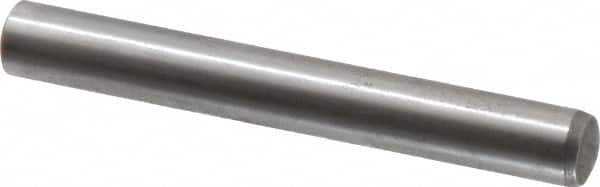 Value Collection - 10mm Diam x 80mm Pin Length Alloy Steel Standard Dowel Pin - C 58-62 Hardness, 37,100 Lb Breaking Strength, 1 Rounded End - Caliber Tooling