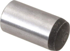 Value Collection - 12mm Diam x 25mm Pin Length Alloy Steel Standard Dowel Pin - C 58-62 Hardness, 53,400 Lb Breaking Strength, 1 Rounded End - Caliber Tooling