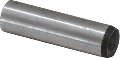 Value Collection - 12mm Diam x 45mm Pin Length Alloy Steel Standard Dowel Pin - C 58-62 Hardness, 53,400 Lb Breaking Strength, 1 Rounded End - Caliber Tooling