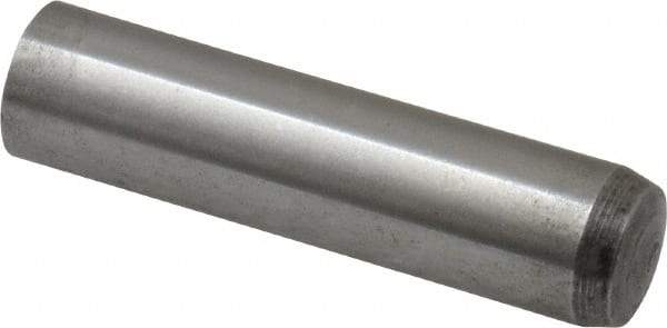 Value Collection - 12mm Diam x 50mm Pin Length Alloy Steel Standard Dowel Pin - C 58-62 Hardness, 53,400 Lb Breaking Strength, 1 Rounded End - Caliber Tooling