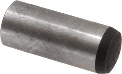 Value Collection - 16mm Diam x 40mm Pin Length Alloy Steel Standard Dowel Pin - C 58-62 Hardness, 94,900 Lb Breaking Strength, 1 Rounded End - Caliber Tooling