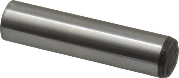 Value Collection - 16mm Diam x 70mm Pin Length Alloy Steel Standard Dowel Pin - C 58-62 Hardness, 94,900 Lb Breaking Strength, 1 Rounded End - Caliber Tooling