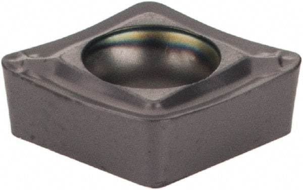 Iscar - CCMT2-2 SM Grade IC907 Carbide Turning Insert - 80° Diamond, 1/4" Inscr Circle, 3/32" Thick, 1/32" Corner Radius - Caliber Tooling