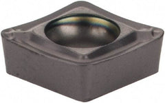 Iscar - CCMT2-2 SM Grade IC907 Carbide Turning Insert - 80° Diamond, 1/4" Inscr Circle, 3/32" Thick, 1/32" Corner Radius - Caliber Tooling