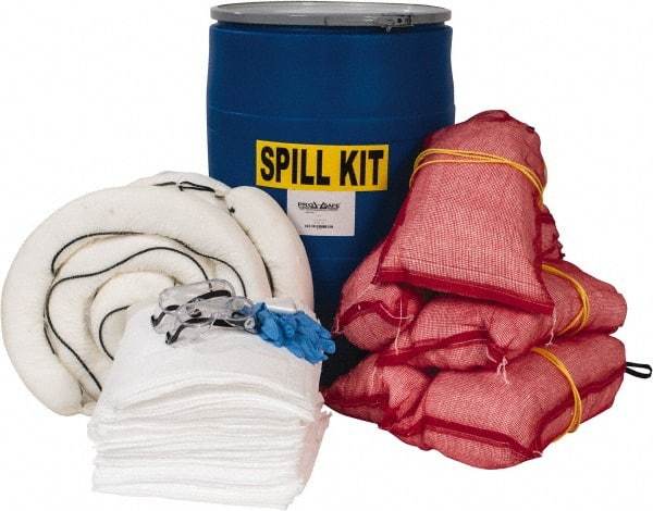 PRO-SAFE - Oil Only Spill Kit - 55 Gal Polyethylene Drum - Caliber Tooling