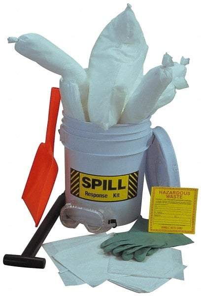 PRO-SAFE - Universal Spill Kit - 5 Gal Polypropylene Pail - Caliber Tooling