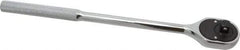 Proto - 3/8" Drive Pear Head Ratchet - Chrome Finish, 11" OAL, 24 Gear Teeth, Standard Head - Caliber Tooling