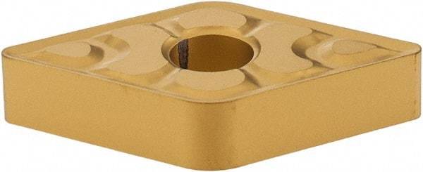 Iscar - DNMG432 TF Grade IC9250 Carbide Turning Insert - TiCN/Al2O3/TiN Finish, 55° Diamond, 1/2" Inscr Circle, 3/16" Thick, 1/32" Corner Radius - Caliber Tooling