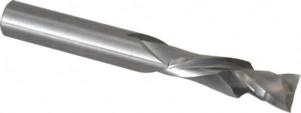 Onsrud - 1/2" Cutting Diam x 1-5/8" Length of Cut, 2 Flute, Compression Spiral Router Bit - Uncoated, Right Hand Cut, Solid Carbide, 4" OAL x 1/2" Shank Diam, Double Edge, 30° Helix Angle - Caliber Tooling