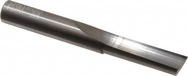 Onsrud - 1/2" Diam, 1/2" Shank Diam, 1-5/8" Length of Cut, 1 Flute Single Edge Straight Router Bit - 4" Overall Length, Right Hand Cut, Solid Carbide - Caliber Tooling