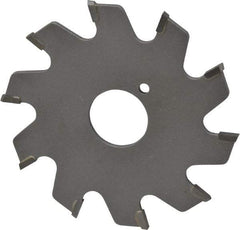 Onsrud - 2-1/2" Diam x 0.095" Blade Thickness x 5/8" Arbor Hole Diam, 10 Tooth Slitting and Slotting Saw - Arbor Connection, Right Hand, Uncoated, Carbide-Tipped, 0° Rake - Caliber Tooling