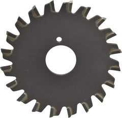 Onsrud - 2-1/2" Diam x 0.095" Blade Thickness x 5/8" Arbor Hole Diam, 20 Tooth Slitting and Slotting Saw - Arbor Connection, Right Hand, Uncoated, Carbide-Tipped, -5° Rake - Caliber Tooling