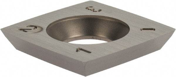 Onsrud - VPGT160412 Carbide Milling Insert - Uncoated, 1/4" Thick, 1/2" Inscribed Circle - Caliber Tooling