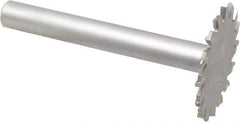 Onsrud - 2" Diam x 0.095" Blade Thickness, 16 Tooth Slitting and Slotting Saw - Shank Connection, Right Hand, Uncoated, Carbide-Tipped, 0° Rake - Caliber Tooling