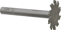 Onsrud - 2" Diam x 0.095" Blade Thickness, 10 Tooth Slitting and Slotting Saw - Shank Connection, Right Hand, Uncoated, Carbide-Tipped, -5° Rake - Caliber Tooling