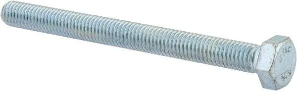 Value Collection - M8x1.25mm Metric Coarse, 90mm Length Under Head Hex Head Cap Screw - Fully Threaded, Grade 8.8 Steel, Zinc-Plated Finish, 13mm Hex - Caliber Tooling