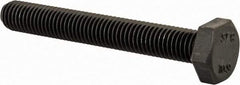 Value Collection - M10x1.50mm Metric Coarse, 75mm Length Under Head Hex Head Cap Screw - Fully Threaded, Grade 10.9 Steel, Uncoated, 17mm Hex - Caliber Tooling