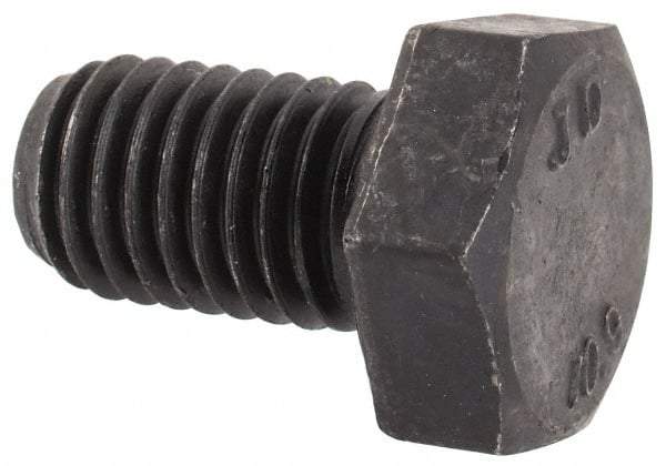 Value Collection - M12x1.75mm Metric Coarse, 20mm Length Under Head Hex Head Cap Screw - Fully Threaded, Grade 10.9 Steel, Uncoated, 19mm Hex - Caliber Tooling