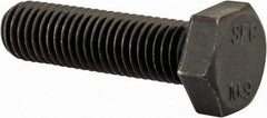 Value Collection - M12x1.75mm Metric Coarse, 45mm Length Under Head Hex Head Cap Screw - Fully Threaded, Grade 10.9 Steel, Uncoated, 19mm Hex - Caliber Tooling