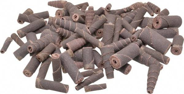 Merit Abrasives - 100 Piece Aluminum Oxide Cartridge Roll Set - 60, 80 & 120 Grit - Caliber Tooling