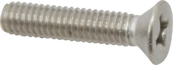 Value Collection - 5/16-18 UNC, 1-1/2" OAL Phillips Drive Machine Screw - Flat Head, Grade 316 Stainless Steel, Uncoated, Without Washer - Caliber Tooling