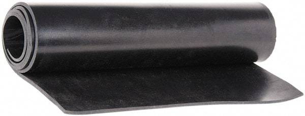 Made in USA - 36" Wide, 1/8" Thick, Buna-N Rubber Foam Sheet - 65 to 75 Durometer, Black, -40 to 212°F, 1,500 psi Tensile Strength, Cut-to-Length - Caliber Tooling