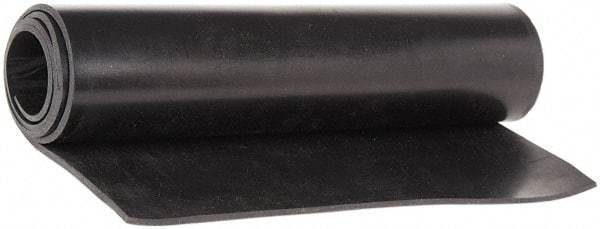 Made in USA - 36" Wide, 1/2" Thick, Buna-N Rubber Foam Sheet - 65 to 75 Durometer, Black, -40 to 212°F, 1,500 psi Tensile Strength, Cut-to-Length - Caliber Tooling