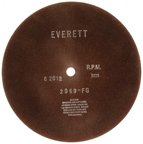 Everett - 16" Aluminum Oxide Cutoff Wheel - 5/32" Thick, 1" Arbor, Use with Gas Powered Saws - Caliber Tooling