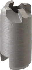 Made in USA - 4 Flutes, 1/4" Diam, 1/8" Pilot Hole Diam, High Speed Steel Reverse Counterbore - Caliber Tooling