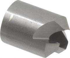 Made in USA - 3/8" Cutter Head Diam, 3/16" Pilot Hole Diam, Solid Carbide Reverse Countersink - Caliber Tooling