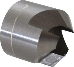 Made in USA - 1/2" Cutter Head Diam, 1/4" Pilot Hole Diam, Solid Carbide Reverse Countersink - Caliber Tooling