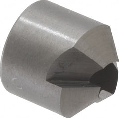 Made in USA - 5/8" Cutter Head Diam, 1/4" Pilot Hole Diam, Solid Carbide Reverse Countersink - Caliber Tooling