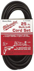 Milwaukee Tool - Power Drill Quik-Lok Cord Set - For All Magnum Drills - Caliber Tooling