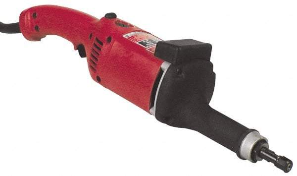 Milwaukee Tool - 1/4 Inch Collet, 14,500 RPM, Straight, Electric Die Grinder - 120 Volt, 11 Amp, 9 Ft. Long Cord - Caliber Tooling