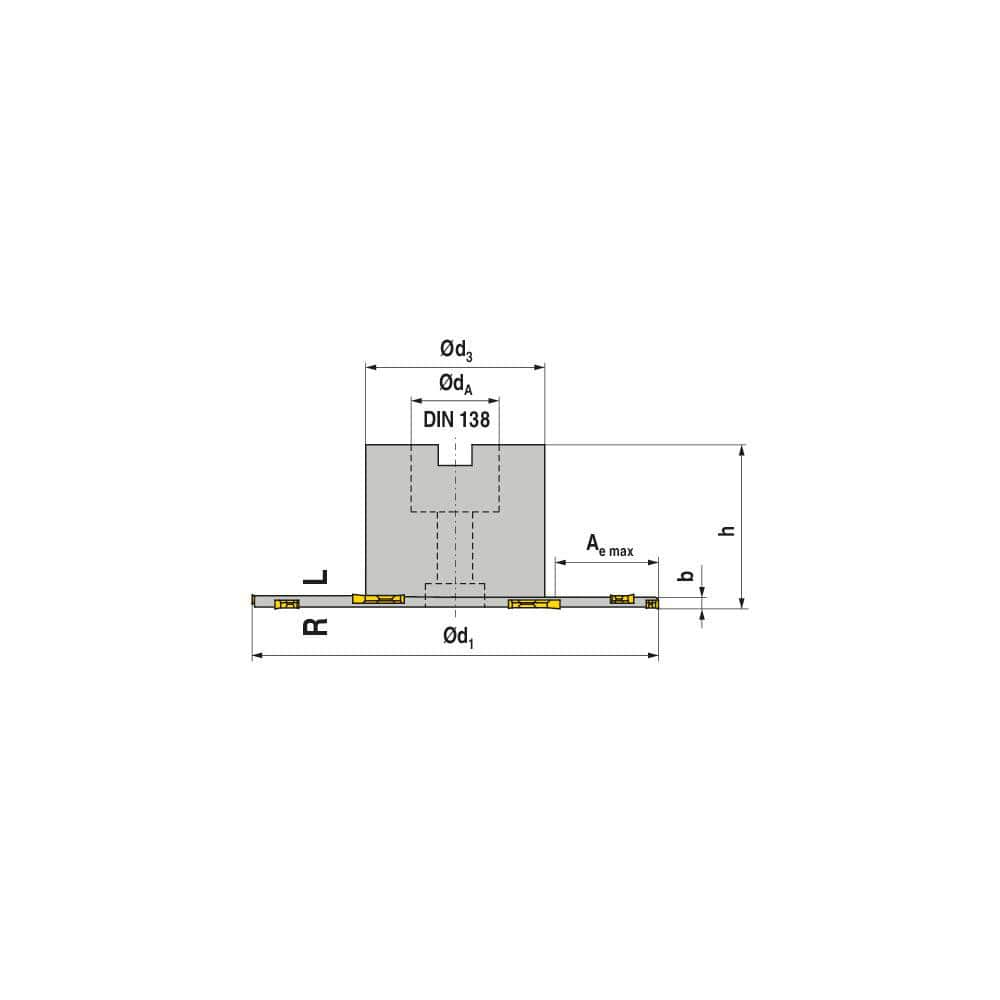 Indexable Slotting Cutter: 3 mm Cutting Width, 100 mm Cutter Dia, Shell Mount Connection, 25 mm Depth of Cut, 27 mm Hole, Right Hand Cut Screw, Uses 10 TX Inserts, 5 Teeth, Staggered, Positive, Steel, Black Oxide Finish