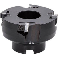 Indexable Square-Shoulder Face Mill:  DPD24063R,  22.0000″ Arbor Hole Dia, Uses  4,  YDEN Inserts,  No,  Series  DPD