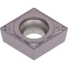 Turning Insert:  CCMT32.50.5PF NS9530,  Cermet Uncoated Finish,  Neutral,  0.3820″ Long,  3/8″ Inscribed Circle,  0.0080″ Corner Radius,  N/A Diamond,  Series  CCMT