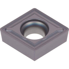 Turning Insert:  CCMT32.50.5-24 NS9530,  Cermet Uncoated Finish,  Neutral,  0.3820″ Long,  3/8″ Inscribed Circle,  0.0080″ Corner Radius,  N/A Diamond,  Series  CCMT