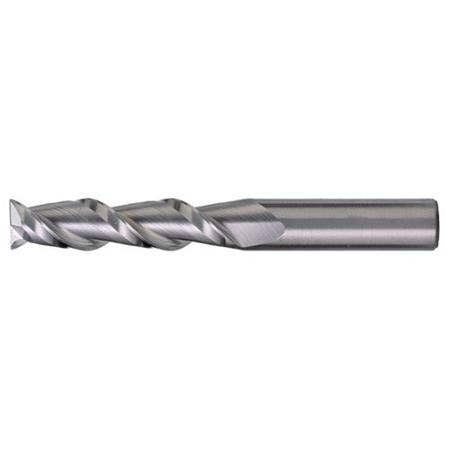 ‎3/4″ × 3/4″ × 1-5/8″ × 4″ RHS / RHC Solid Carbide 2-Flute Square End High-Performance End Mill for Aluminum - Bright - Exact Industrial Supply