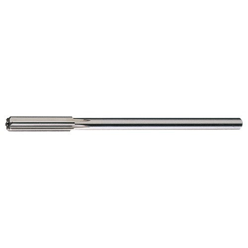 17/32 STR / RHC HSS Straight Shank Straight Flute Reamer - Bright - Exact Industrial Supply