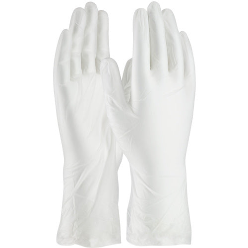 ‎100-2830/L CE Single Use Gloves - Co-Polymer Vinyl - Class 10 - 12 In Length - 5 mil. - Powder Free - Exact Industrial Supply